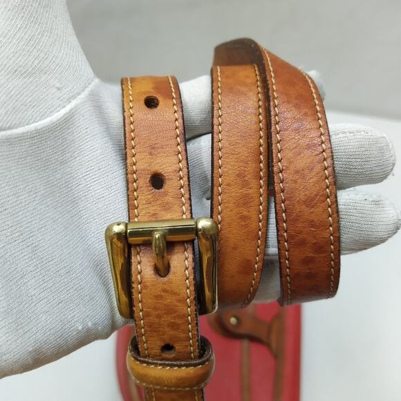 Dooney & Bourke All Weather Leather Red Flap Closure Crossbody Bag - Vintage - Picture 6 of 16